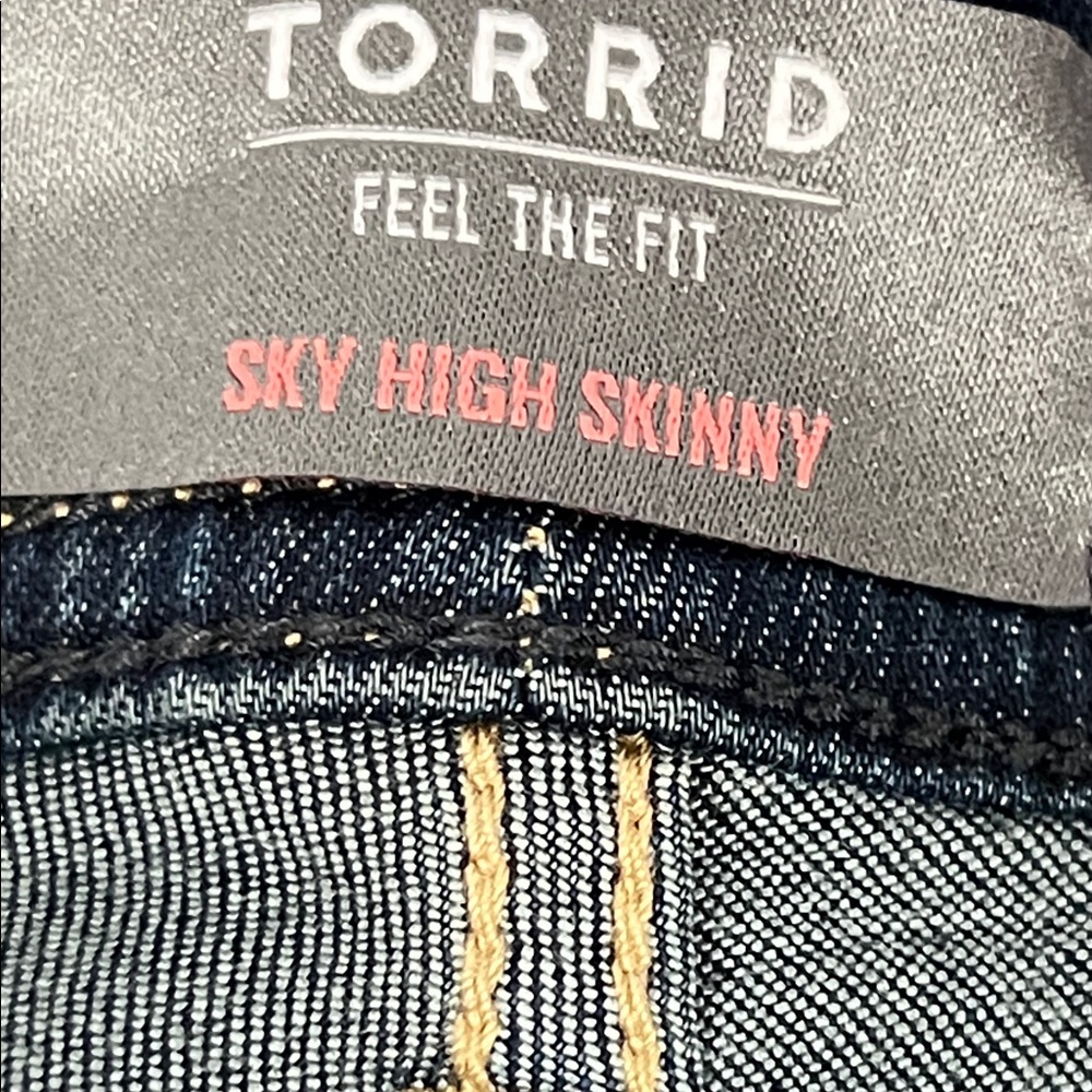 Torrid Deep Blue Skinny Jeans - Picture 7 of 9
